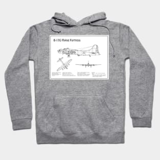 Boeing B-17 Flying Fortress Bomber - BD Hoodie